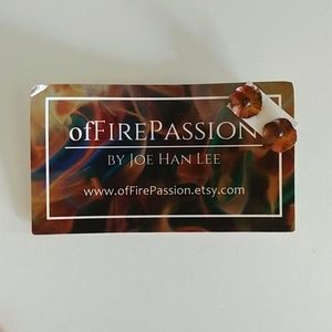 Copper earrings with stainless steel back